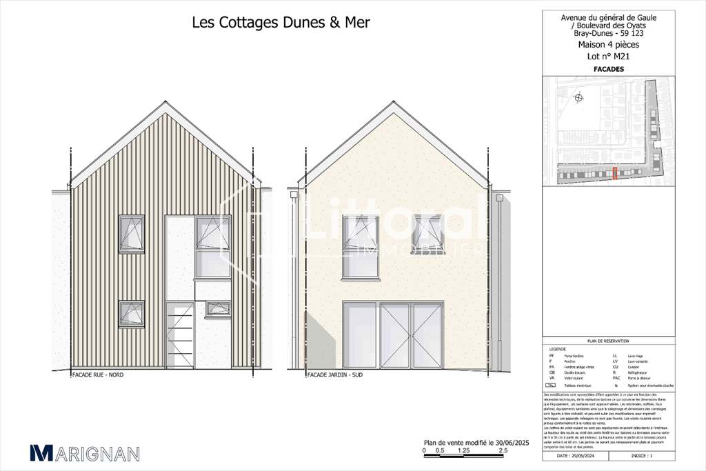 maison 4 Pièces en vente sur BRAY DUNES (59123)